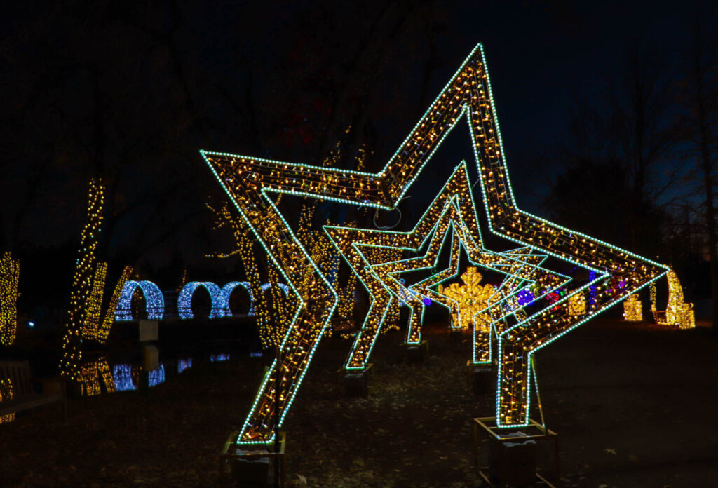 Star-shaped light tunnel