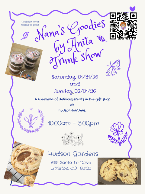 Flyer with trunk show information indicated in post.